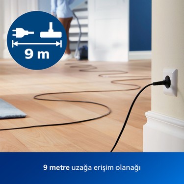 Philips Philips 2000 Serisi Torbasiz Elektrikli Süpürge, 750W, PowerCyclone 4, Super Clean Air Filtre, — 5. ürün görseli