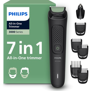 Philips Philips 3000 Serisi 7in1, Erkek Bakım Seti, Yüz/Saç/Vücut Tıraş Makinesi, Islak /Kuru Kullanım, fiyatı ve görseli