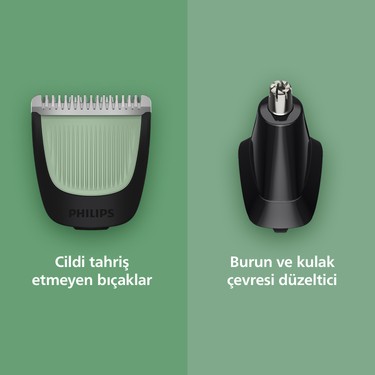 Philips Philips 3000 Serisi 7in1, Erkek Bakım Seti, Yüz/Saç/Vücut Tıraş Makinesi, Islak /Kuru Kullanım, — 4. ürün görseli
