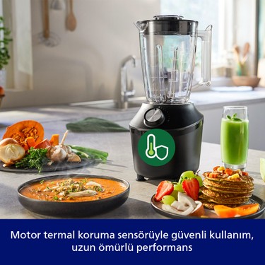 Philips Philips 3000 Serisi Blender ProBlend Crush Teknolojisi 600W, 2 Lt, 2 Hız Ayarı + Darbe, Cam Hazne, — 3. ürün görseli
