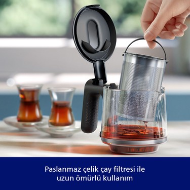 Philips Philips 5000 Serisi Çay Makinesi, 2.2 Litre, 1900W, Çay ve Mama Suyu hazırlama, — 6. ürün görseli
