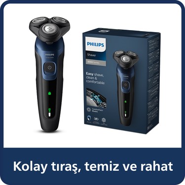 Philips Philips 5000 Serisi Islak&Kuru Tıraş Makinesi, 360° Yüz kıvrımı başlıklar, Hassas fiyatı ve görseli