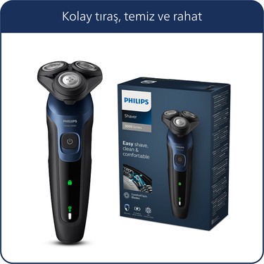 Philips Philips 5000 Serisi Islak&Kuru Tıraş Makinesi, 360° Yüz kıvrımı başlıklar, Hassas — 2. ürün görseli