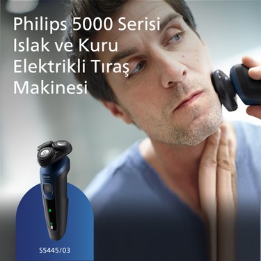 Philips Philips 5000 Serisi Islak&Kuru Tıraş Makinesi, 360° Yüz kıvrımı başlıklar, Hassas — 3. ürün görseli