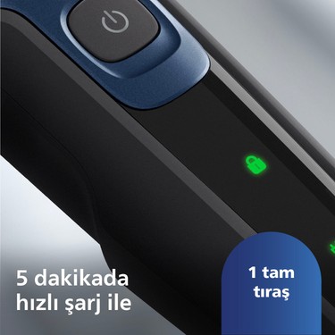 Philips Philips 5000 Serisi Islak&Kuru Tıraş Makinesi, 360° Yüz kıvrımı başlıklar, Hassas — 6. ürün görseli