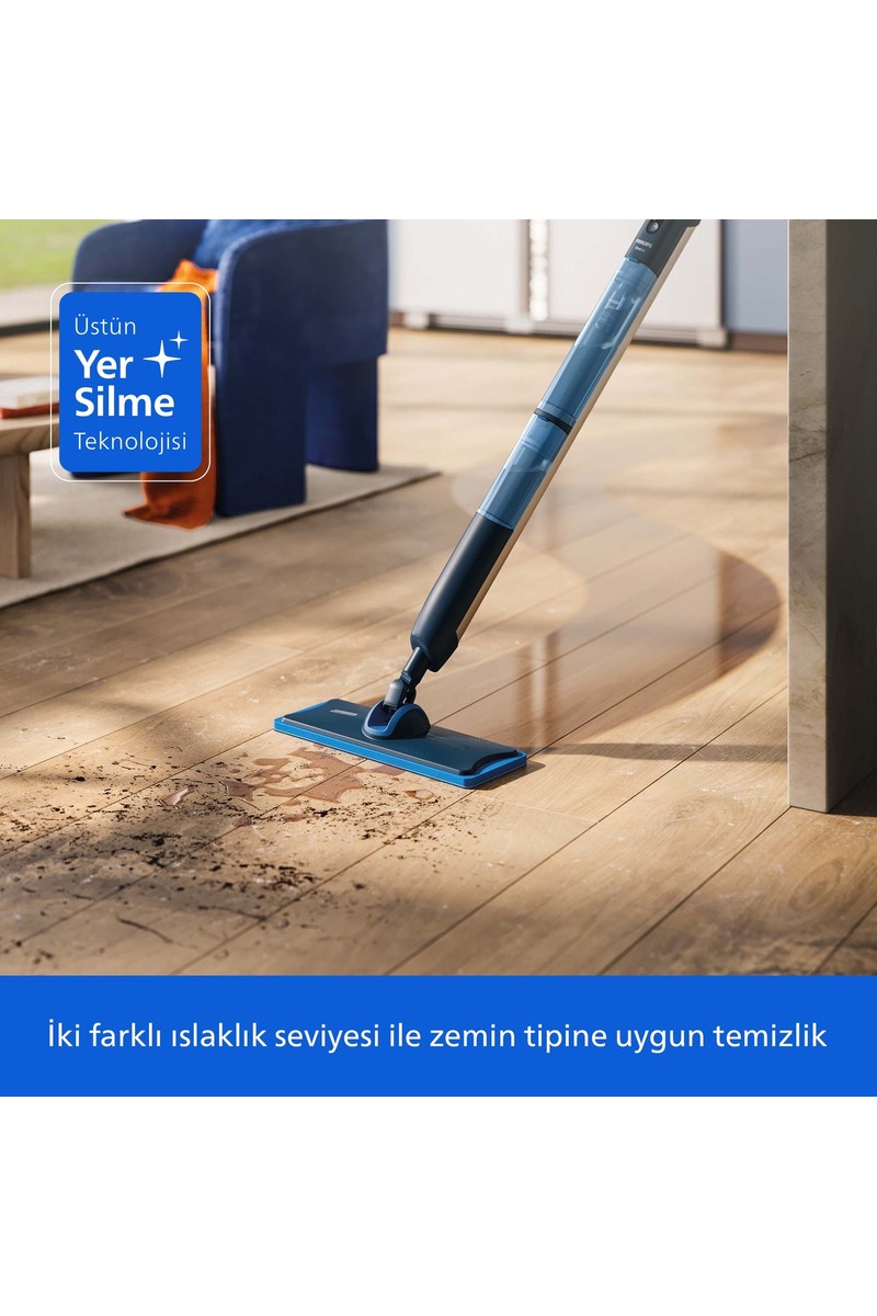 Philips Philips 5000 Serisi OneUp Elektrikli Mop, 360° başlık ile zahmetsiz kullanım, (XV5113/01) — 3. ürün görseli