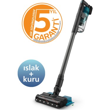Philips Philips 6000 Serisi Kablosuz Dikey Süpürge, PowerCyclone 11, Aqua Modül ile Kolay Mop, TriActive fiyatı ve görseli