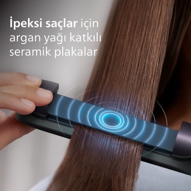 Philips Philips 7000 Serisi Saç Düzleştirici, Argan Yağı Katkılı, ThermoProtect Teknolojisi, — 3. ürün görseli