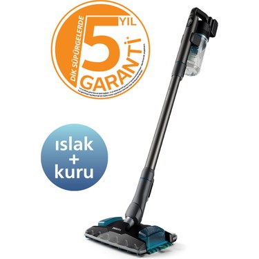 Philips Philips 8000 Serisi Aqua Plus Kablosuz Dik Süpürge, 25,2 V, 80 dk'ya kadar Çalışma Süresi, fiyatı ve görseli