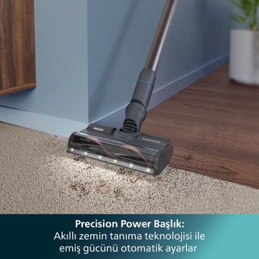 Philips Philips 8000 Serisi Aqua Plus Kablosuz Dik Süpürge, 25,2 V, 80 dk'ya kadar Çalışma Süresi, — 6. ürün görseli