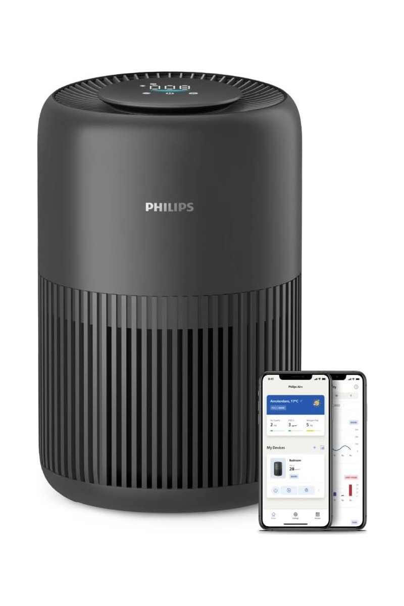 Philips 900 Serisi Hava Temizleyici, 65 m2'ye Kadar Etkili, HEPA ve Aktif Karbon filtresi, 250 m³/sa temiz hava hızı (CADR), AC0951/13
