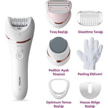 Philips Philips BRE730/05 Epilatör (Yüz+Koltuk alti+Bikini fiyatı ve görseli