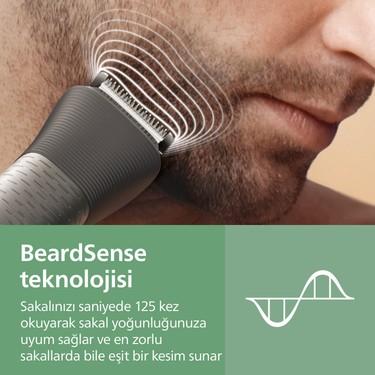 Philips PHILIPS MG7922/15 Erkek Bakım Seti 13'ü 1 Arada Saç & Sakal & Vücut Şekillendirici, Hızlı Şarj — 2. ürün görseli