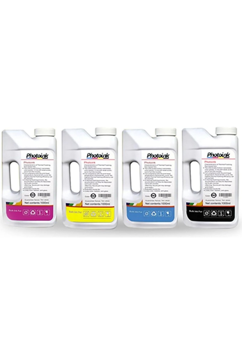 Photoink 1000 ml  Uyumlu ,  Yazıcılar Için Uyumlu 4 Renk 1000 ml Mürekkep Seti ( Akıllı — 3. ürün görseli
