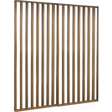 Pinoxi Pinoxi Ahşap Çıtalı Paravan Oda Ayırıcı Seperatör Duvar 200 x 280 — 2. ürün görseli