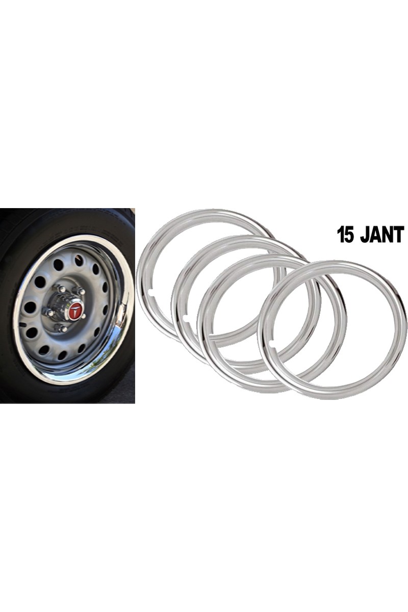 PINUKS PINUKS TC19-200003 Lemans Jant Çemberi  Nikelaj  15" Jant  Taıwan  AC271-15 Ithal — 2. ürün görseli