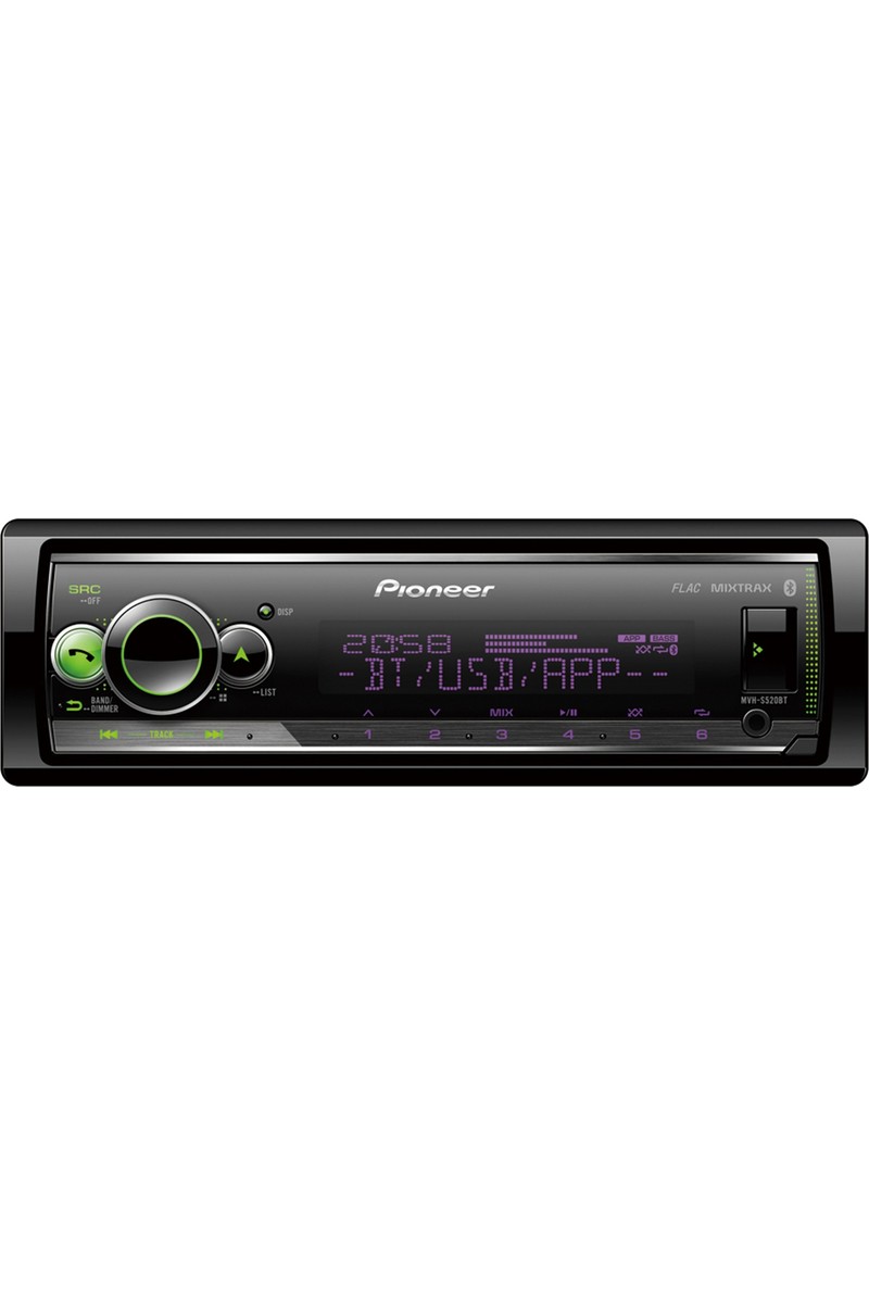 Pioneer Pioneer MVH-S520BT Bluetooth USB Oto Teyp 1-DIN Akıllı Telefon Bağlantısı ile Üst Düzey — 3. ürün görseli