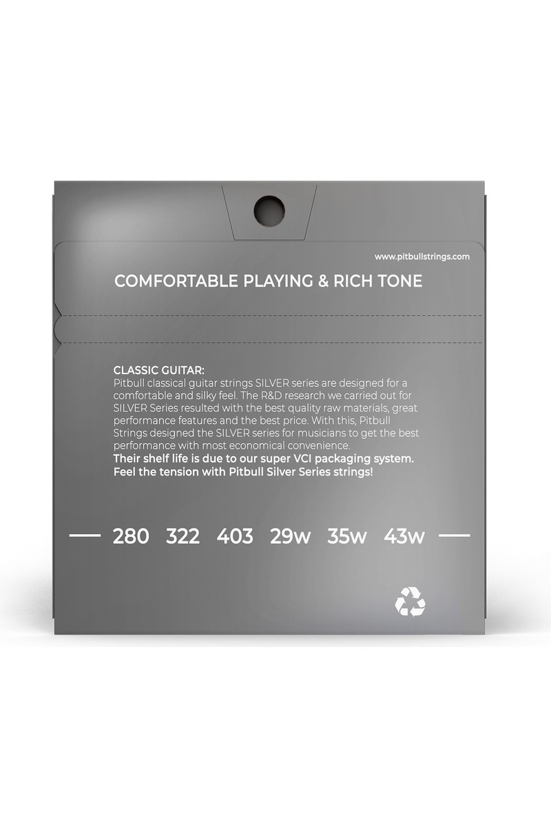 Pitbull Pitbull Strings Silver Series Scg Nt Takım Tel Klasik Gitar Teli — 3. ürün görseli