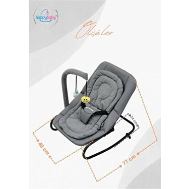 Happy Baby Plus Anakucağı - Hazır Kurulu Gelir - Kademeli - Sallanır - Sabitlenebilir - Oyuncaklı - — 4. ürün görseli