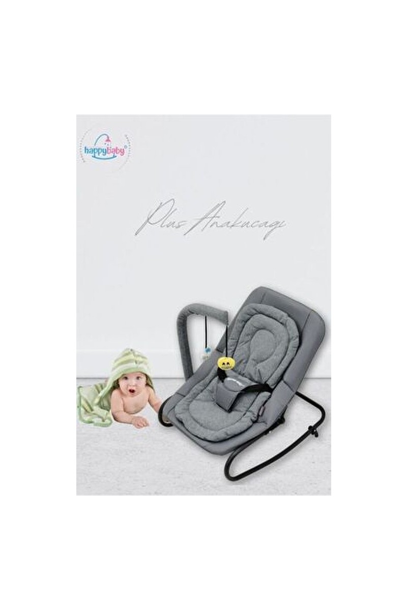 Happy Baby Plus Anakucağı - Hazır Kurulu Gelir - Kademeli - Sallanır - Sabitlenebilir - Oyuncaklı - — 6. ürün görseli