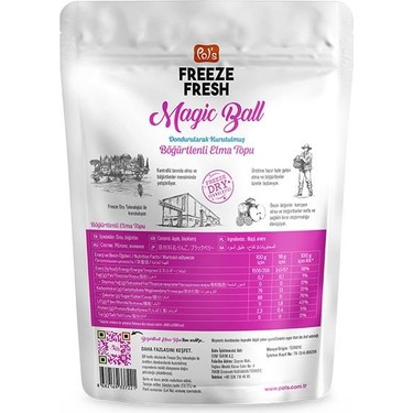 Pol's Freeze Fresh Pol's Freeze Fresh Pol’s Freeze Fresh Dondurularak Kurutulmuş Böğürtlen 20 — 3. ürün görseli