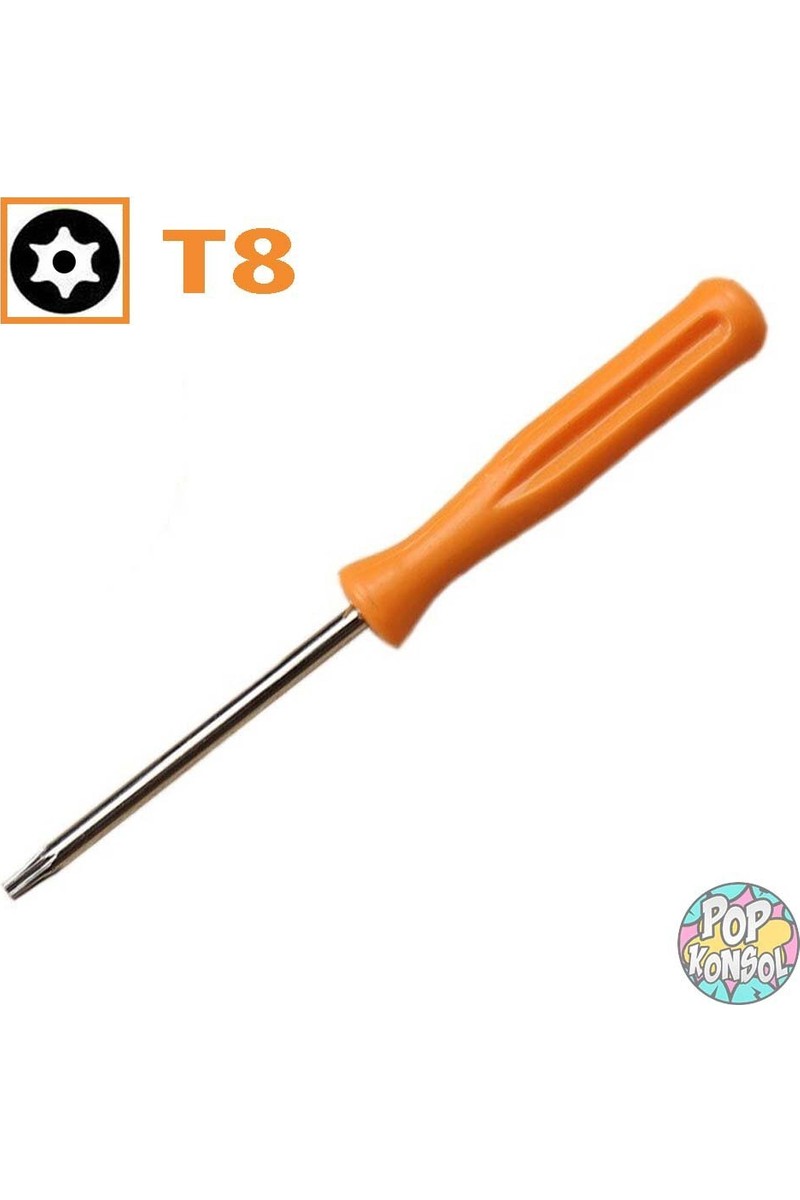 Pop Konsol T8 Torx Uçlu Tornavida PS3 PS4 PS5 XBOX 360 XBOX One Tamir T8 Tork Tornavida Delikli Yedek Parça