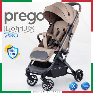Prego Prego Lotus Pro Kabin Boy Bebek Arabası - Tek Elle Katlanır -Hafif -Uv Tenteli - Yağmurluk-Ayak fiyatı ve görseli