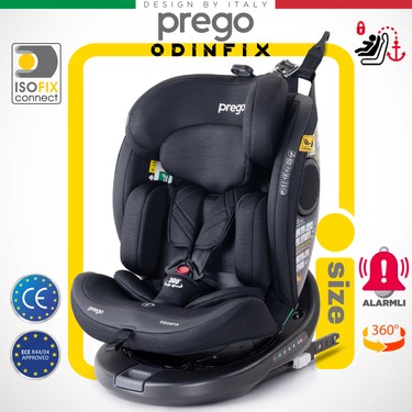 Prego Prego Odinfix Alarmlı 360 Derece Dönebilen -0-36 kg -I-Size Belgeli - Top Tetherlı Oto fiyatı ve görseli