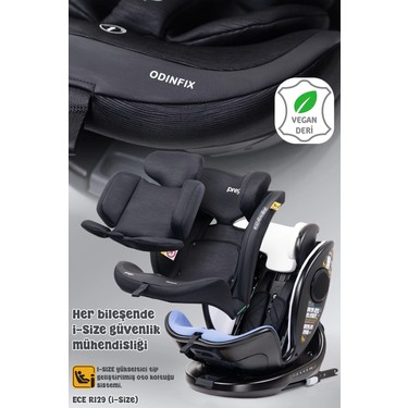 Prego Prego Odinfix Alarmlı 360 Derece Dönebilen -0-36 kg -I-Size Belgeli - Top Tetherlı Oto — 6. ürün görseli