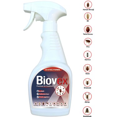 Biovex Premium Ul Haşere Ilacı Hamam Böceği, Tahta Kurusu, Karınca Kene Karasinek — 3. ürün görseli