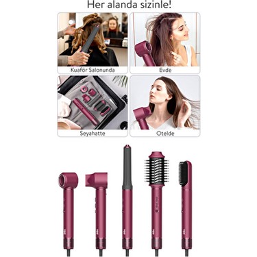 Sinbo Pro Compact Uzun Multi-Styler Hava Üfleme 5in1 Saç Şekillendirici Bldc SHD-1729 Royal Gilded — 4. ürün görseli