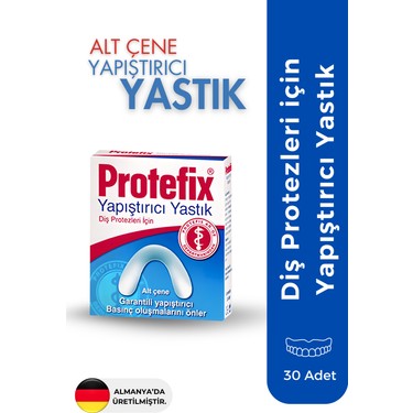Protefix Protefix Diş Protezleri İçin Alt Çene Yapıştırıcı Yastık 30 Adet İnce Dokulu Koruma fiyatı ve görseli