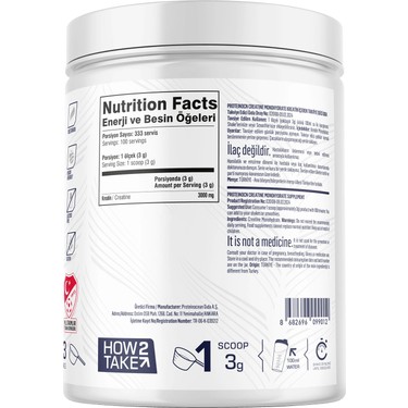 Proteinocean Proteinocean  CREATİNE - 1Kg- 333 — 2. ürün görseli