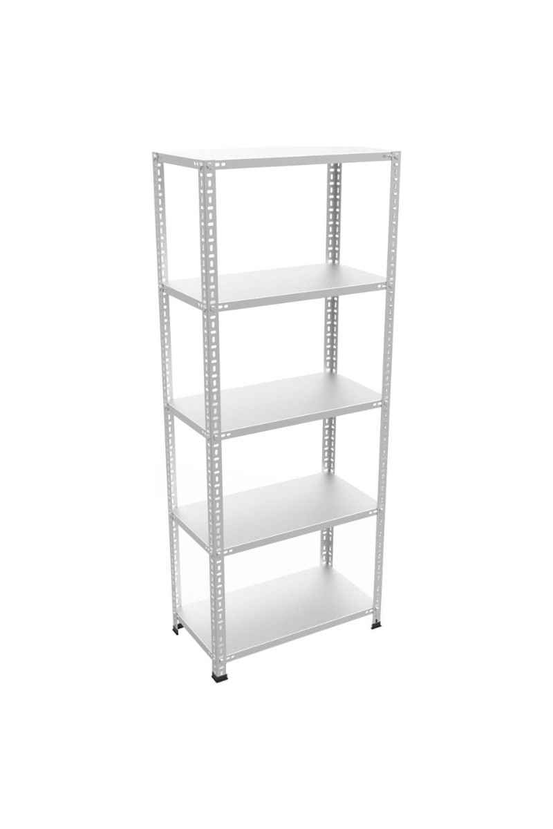 Rafburada Rafburada 5 Katlı Galvaniz Çelik Raf - Depo, Arşiv, Kiler, Dosya, Market Rafı - 20x60 cm-100 cm-0.70 mm — 2. ürün görseli
