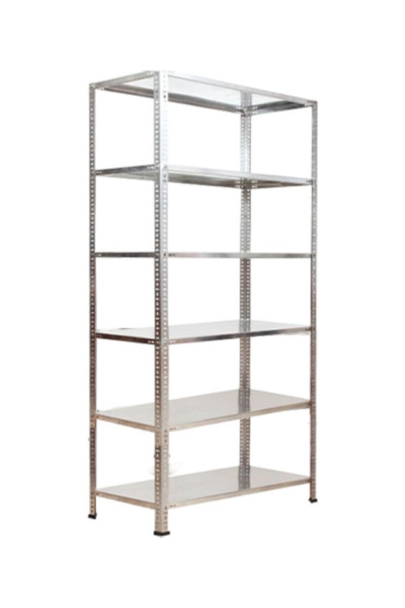 Rafburada Rafburada 6 Katlı 43X93X200 cm Galvaniz Çelik Raf - Depo, Arşiv, Kiler, Dosya, Market Rafı — 3. ürün görseli