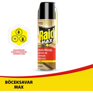 Raid Raid Max Böcek Öldürücü Sprey 300 fiyatı ve görseli