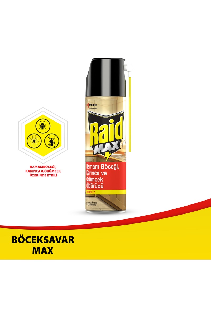 Raid Raid Max Böcek Öldürücü Sprey 300 — 6. ürün görseli