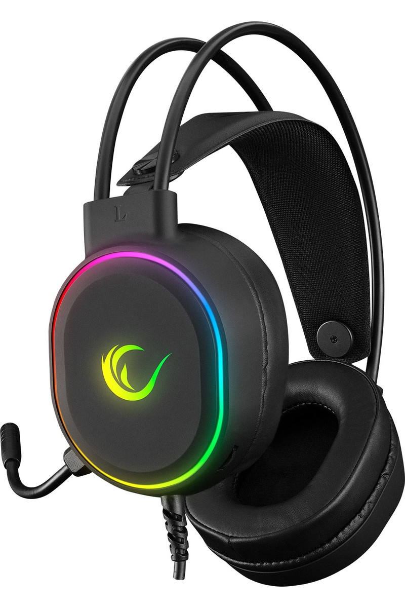 Rampage Rampage ROGUE Siyah USB 7.1 Surround RGB Ledli Gaming Esnek Mikrofonlu Oyuncu Kulaklık — 2. ürün görseli