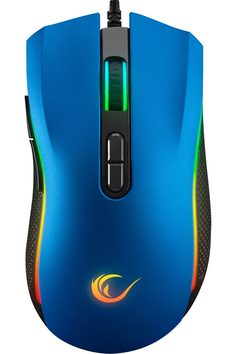 Rampage Rampage SMX-R44 V2 Makrolu Mavi 12800 Dpı Rgb Ledli 80 Million Huano Switch Gaming Oyuncu Mouse — 2. ürün görseli