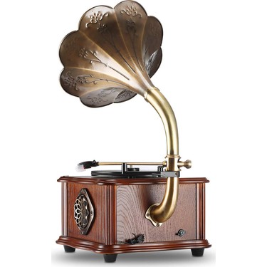 Record Master Record Master RMJ-209C Kahverengi Gramofon Pikap Ahşap Gövde ile Bluetooth ve USB — 3. ürün görseli