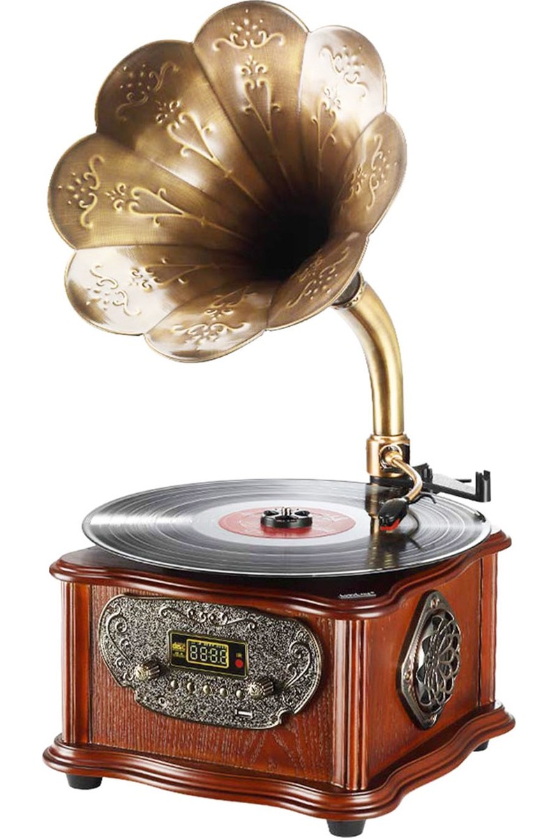 Record Master Record Master RMJ-209C Kahverengi Gramofon Pikap Ahşap Gövde ile Bluetooth ve USB — 6. ürün görseli