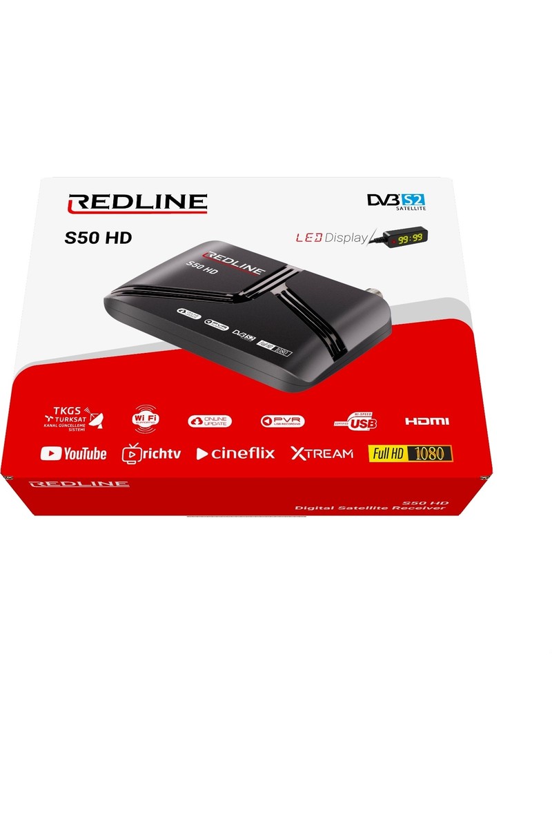 Redline Redline Ayteknoloji S50 Hd Mini Uydu Alıcısı Full HD Görüntü — 6. ürün görseli