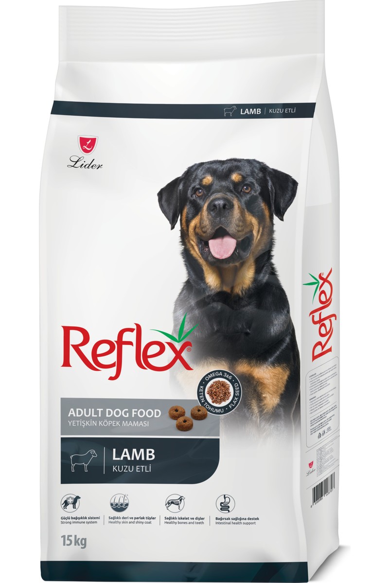 Reflex Reflex Yetişkin Köpekler için Kuzu Etli Köpek Maması 15 — 2. ürün görseli