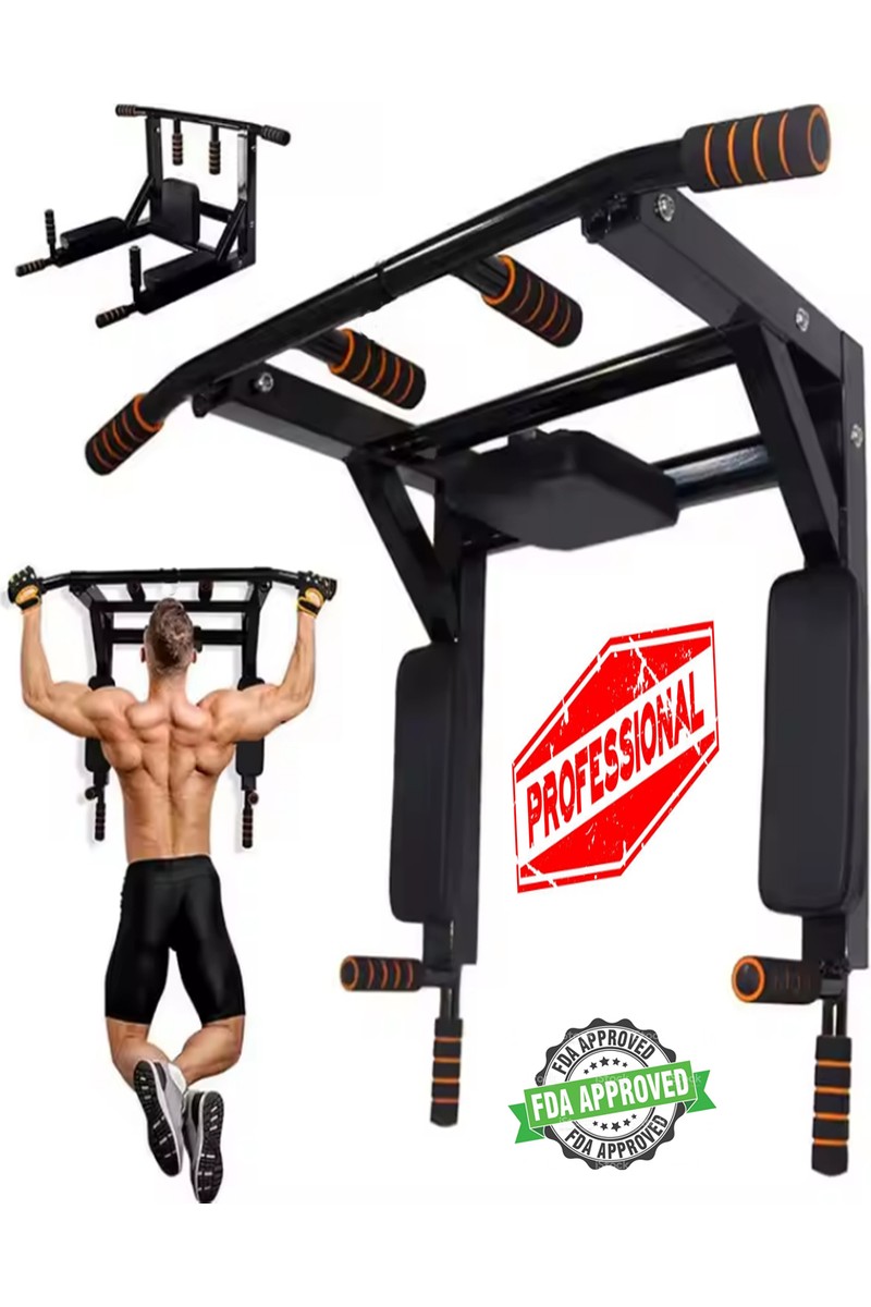 Reidan Reidan 3in1 Büyük Duvar Monte Duvar Barfiks Dips Pull-Up Biceps Spor Egzersiz Barfix Aleti Fitness Barı fiyatı ve görseli