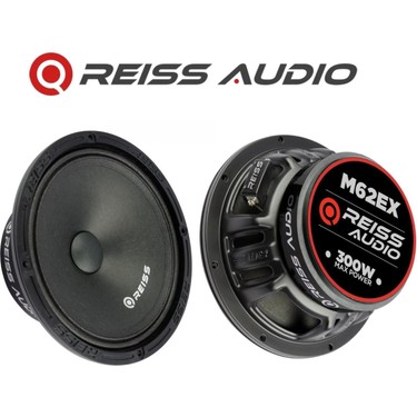 Reiss Reiss Audio RS-M62AKS 600WAT-240W Rms 16 cm Metal Kapaklı Oto Midrange Hoparlör fiyatı ve görseli