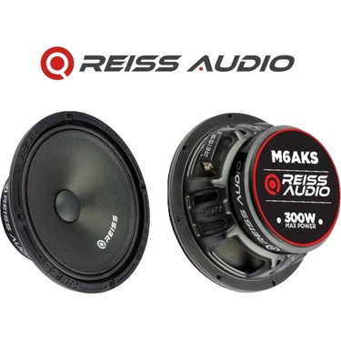 Reiss Reiss Audio RS-M62AKS 600WAT-240W Rms 16 cm Metal Kapaklı Oto Midrange Hoparlör — 2. ürün görseli