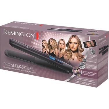 Remington Remington S6505 PRO-Sleek & Curl Seramik Saç Düzleştirici 150-230°C Isı Ayarı ile Hızlı fiyatı ve görseli