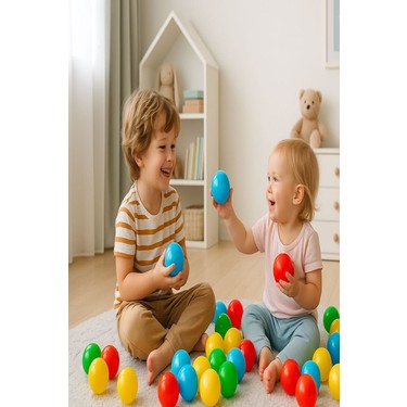 ATLAS BABY&CHILD Renkli Oyun Havuzu Topları 50’li Set 6 cm Çocuk Güvenli Eğlenceli Plastik — 3. ürün görseli