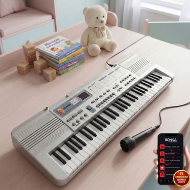 Rennes Rennes NR-610 Çocuklar İçin 61 Tuşlu USB MP3 Pilli Mikrofonlu fiyatı ve görseli