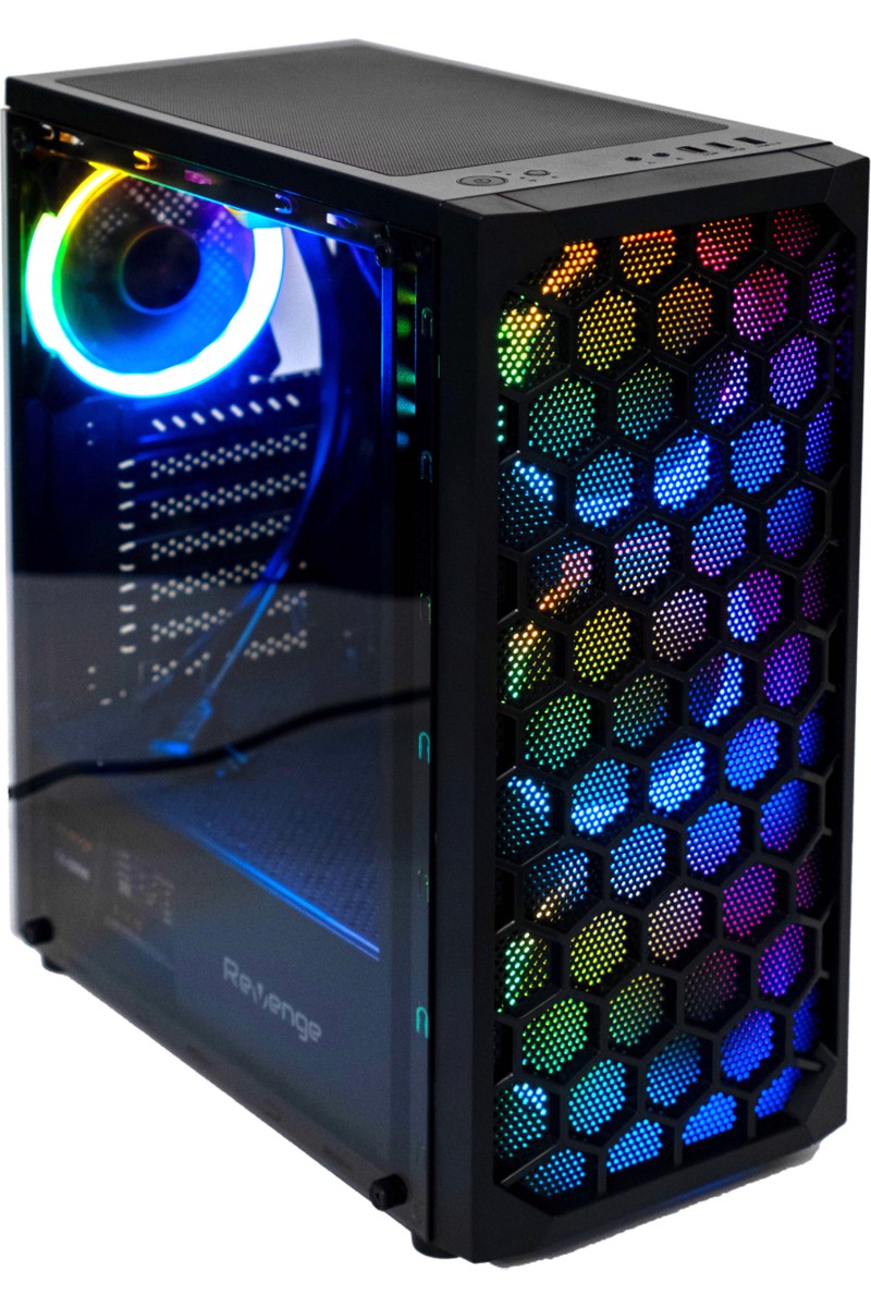 Revenge X-Drive 4 Adet Rgb Fanlı Mesh Panel Gaming Oyuncu Kasası (Psu Yok)